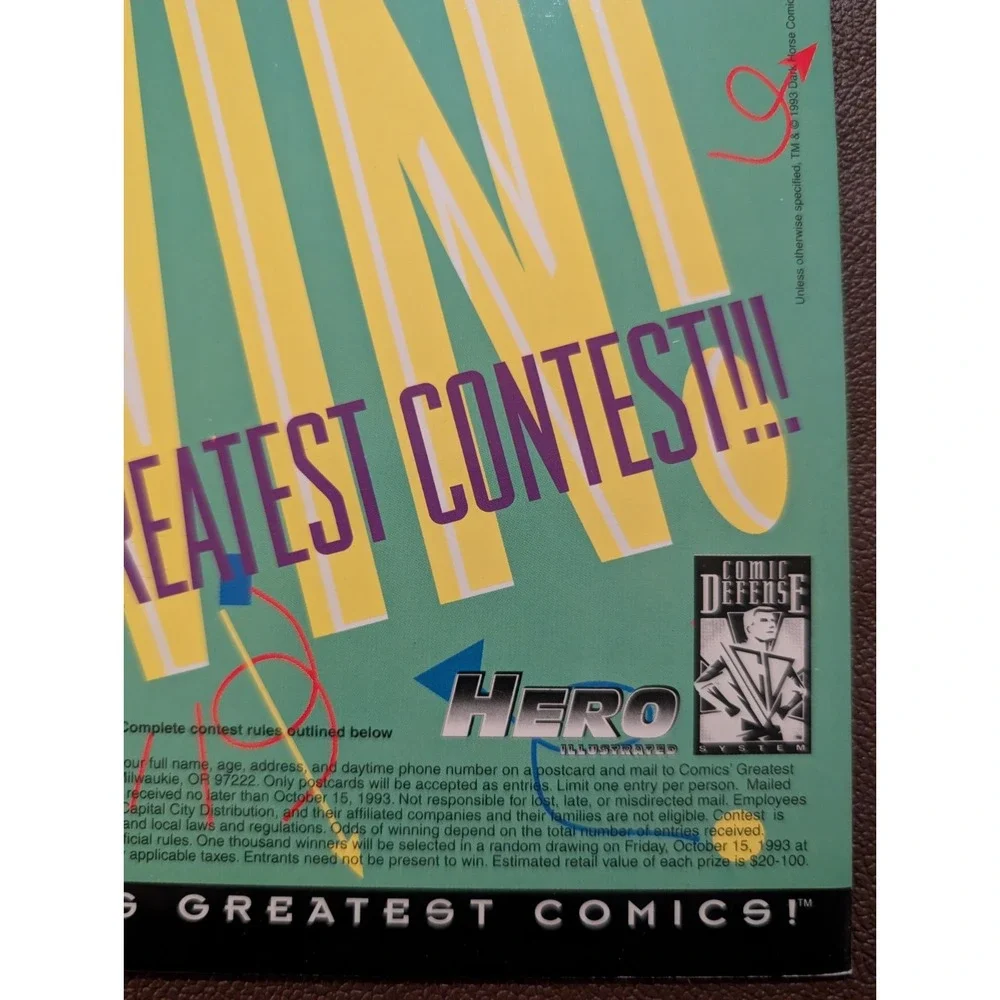 Comics' Greatest World Monster #1 (1993)‎ Dark Horse – Week 4 – VF/NM